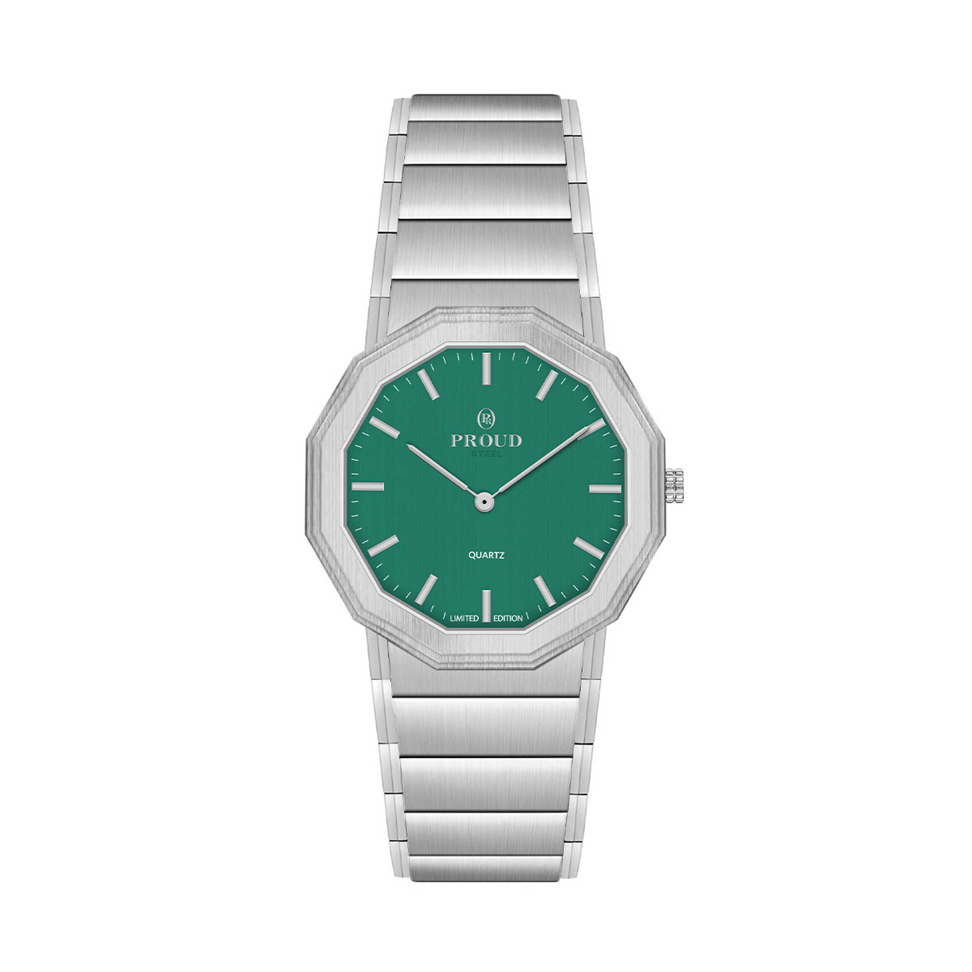 Y24TS(23PR005S)-B-SGreen ساعة براود أستيل