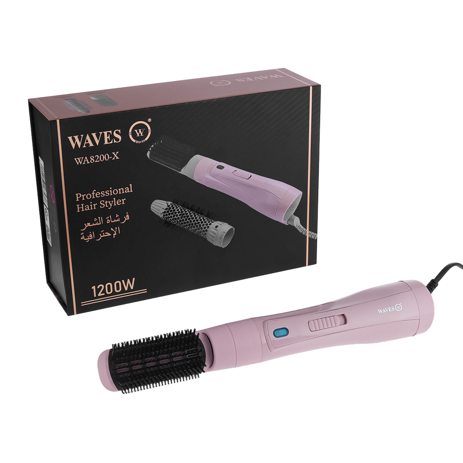 WA8200-PINK فرشاة الشعر الاحترافي ويفز